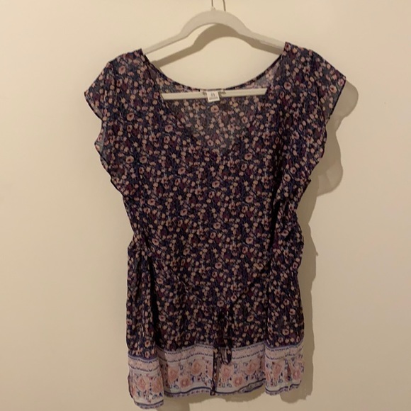 Motherhood Maternity floral top, size L - Picture 1 of 4